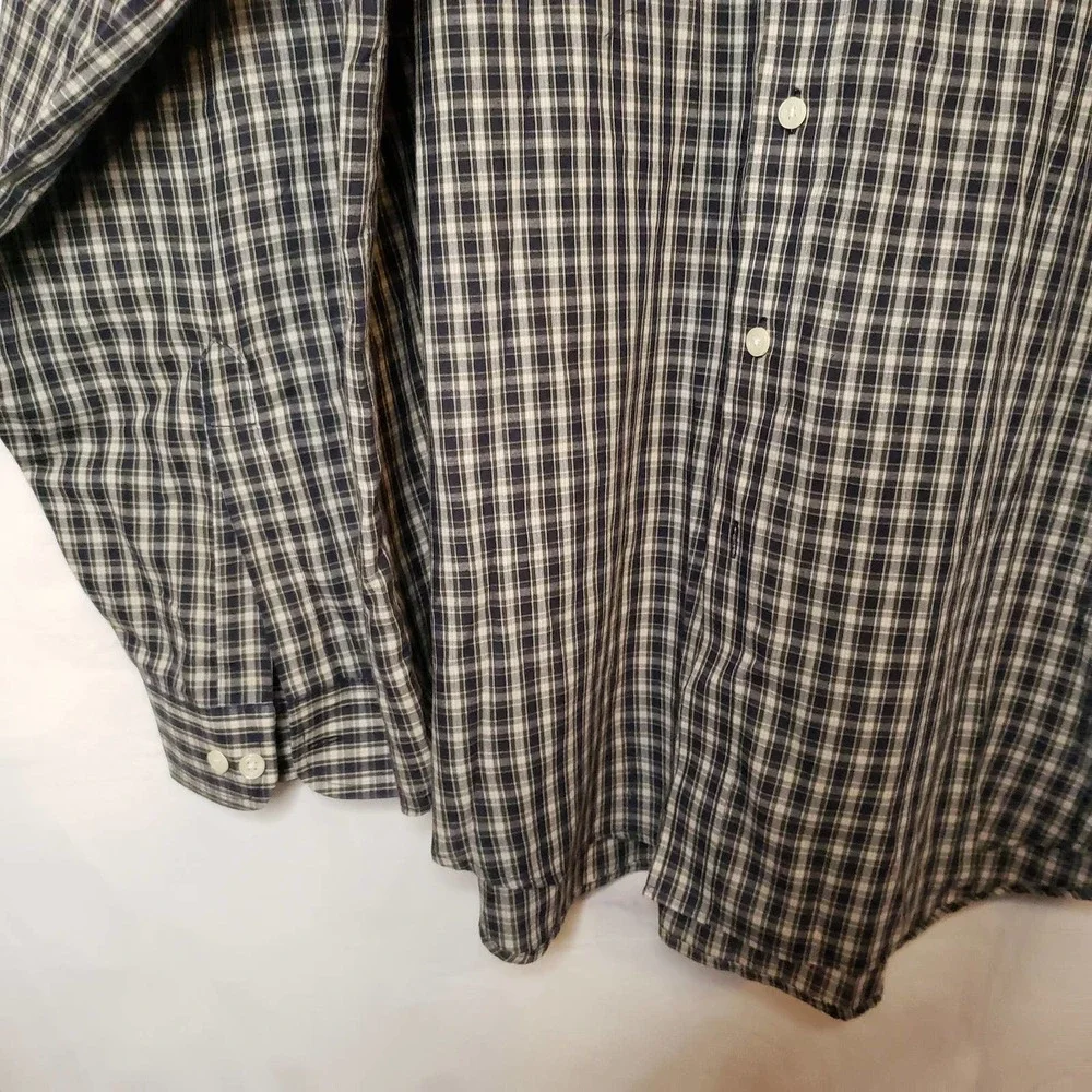 CHEROKEE plaid men's button down long sleeve shirt XXL - Picture 3 of 7